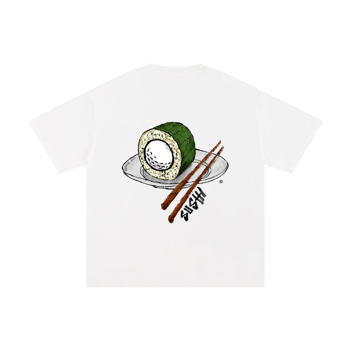 Sushi T-Shirt White