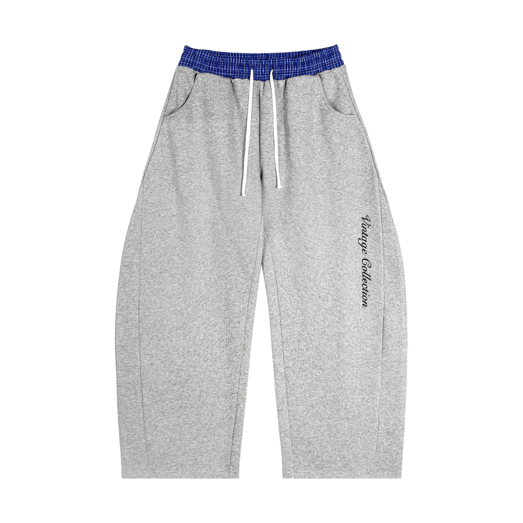 Plaid joggers Grey