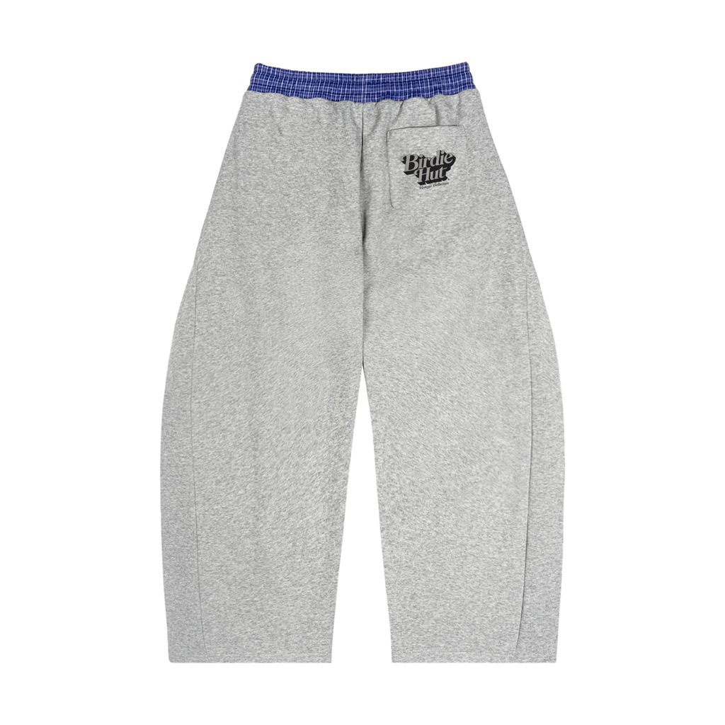 Plaid joggers Grey