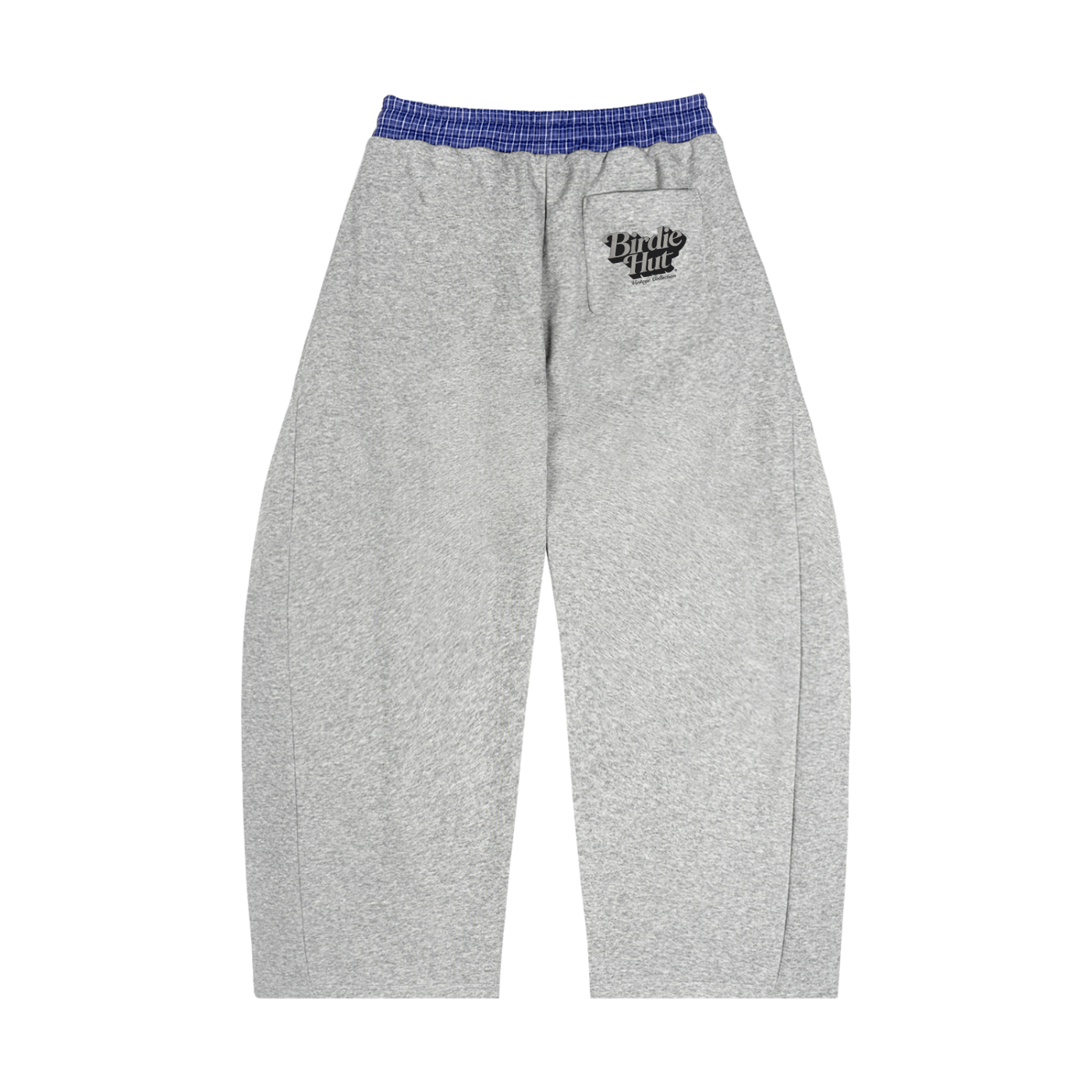 Plaid joggers Grey